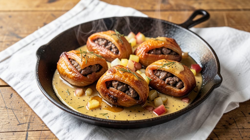 Beef Bierocks Recipe: Handheld Cheese-Stuffed Breakfast Bites