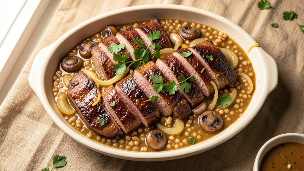 Beef and Barley Casserole Recipe: Savory Mushroom Depth and Chewy Grains