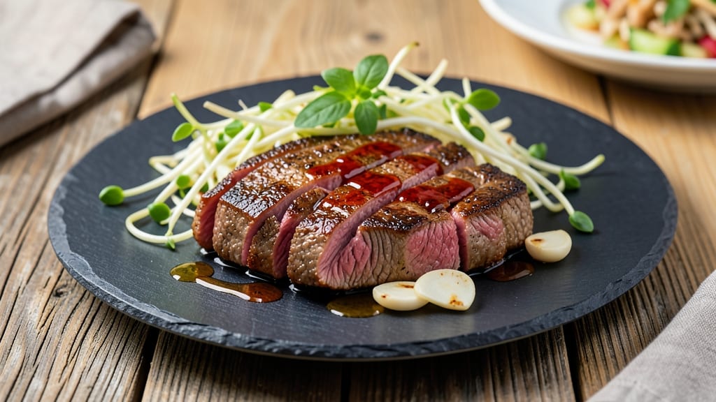Beef and Bean Sprouts Recipe: Wok-Fired Crunch With Silky Soy Glaze