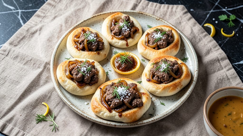 Beef and Onion Piroshki Recipe: Golden Dough Wrapped in Savory Filling