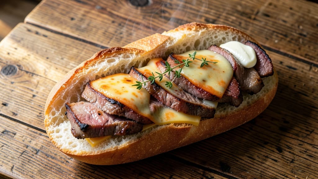 Beef Baguette Recipe: Crispy-Crusted Sandwiches Stuffed With Melty Cheese