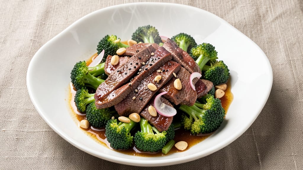 Beef and Broccoli in Garlic Sauce Recipe: Wok-Fired Umami Crunch With Fragrant Aromatics