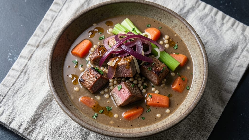 Beef Barley and Bean Soup Recipe: Hearty Winter Stew With Earthy Depth