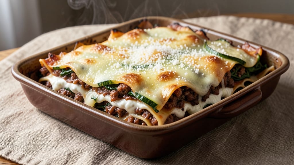 Beef and Veg Lasagna Recipe: Layers of Rich Meat and Al Dente Noodles