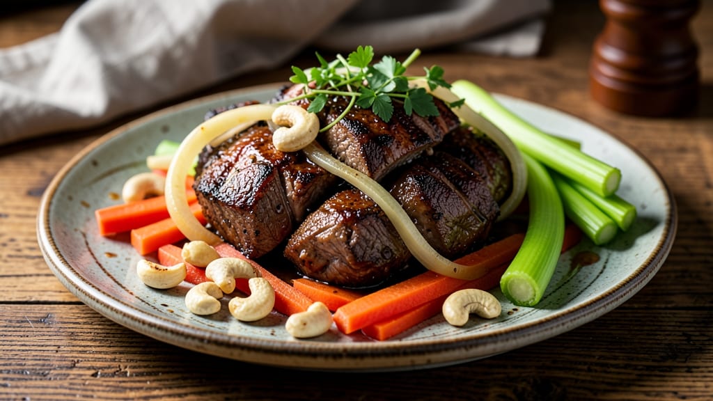 Beef and Cashew Nuts Recipe: Crunchy Nutty Twist on Classic Beef Stew