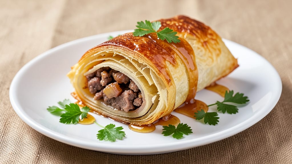 Beef and Pork Sausage Rolls Recipe: Flaky Layers With Savory Meat Filling