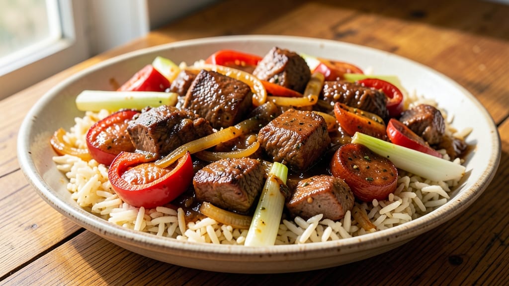 Beef and Sausage Jambalaya Recipe: One-Pot Spice-Packed Feast in 45 Minutes
