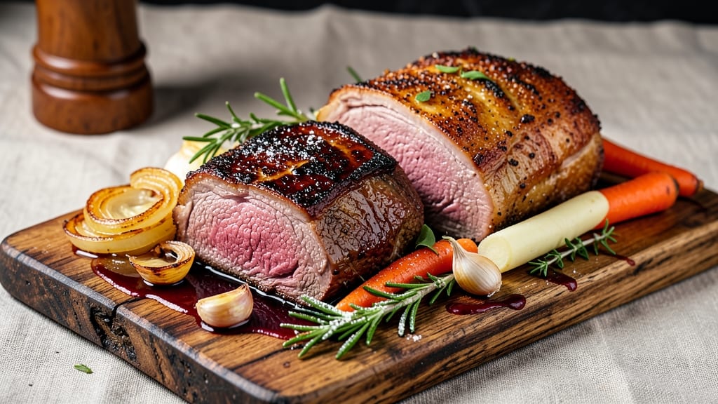Beef and Pork Roast Recipe: Dual-Meat Braise with Caramelized Root Vegetables