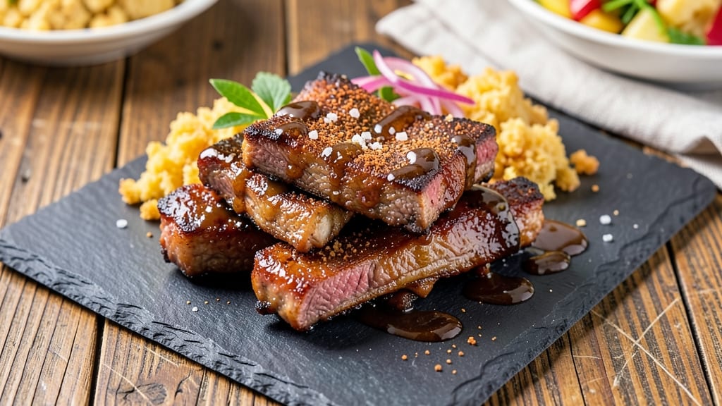 Beef Back Rib Fingers Recipe: Crispy-Baked Bites with Smoky Sweet Glaze