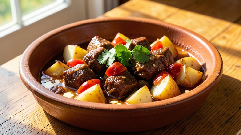 Beef Aloo Keema Recipe: Spiced Potato-Beef Stew With Golden Crisp Edges