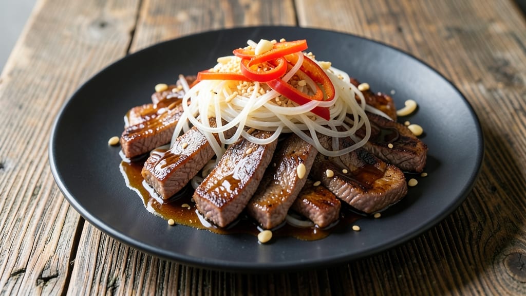 Beef and Glass Noodles Recipe: Wok-Fired Umami with Silky Texture
