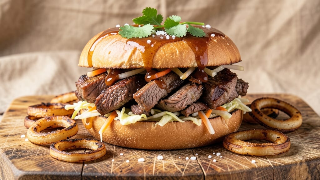 Barbecue Beef Sandwich Recipe Slow Cooker: Slow-Cooked Smoky Crust With Juicy Pull-Apart Layers