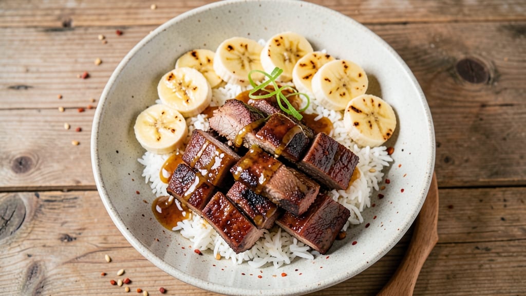 Beef and Banana Bowl Recipe: Sweet-Savory Fusion With Crispy Top