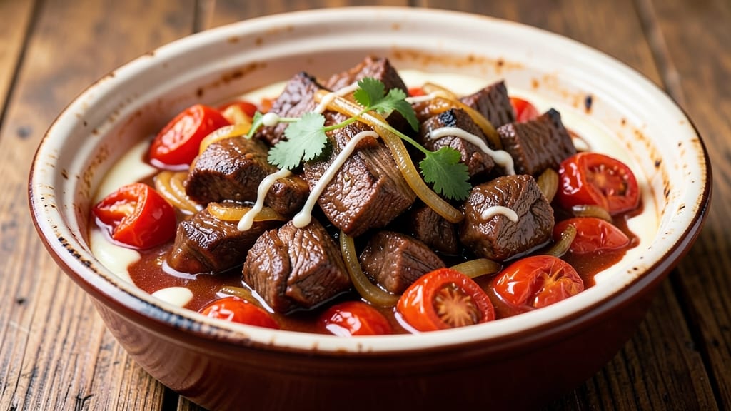 Beef Afritada Recipe in Slow Cooker: Silky Tomato Sauce With Tender Beef in 6 Hours