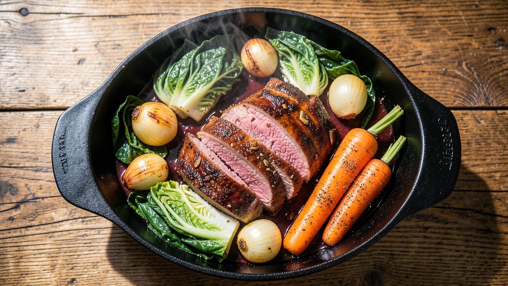 Authentic Irish Corned Beef and Cabbage Recipe Slow Cooker: Slow-Cooked Richness With Herby Gravy
