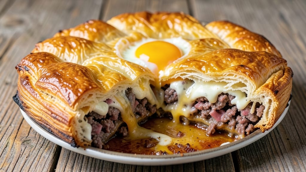 Beef and Cheese Pies Recipe: Golden Crusts With Melty Centers