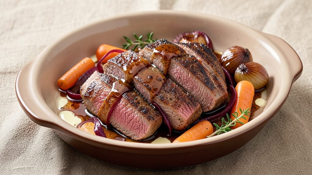Beef and Brandy Recipe: Deep Wine-Braised Richness in One Pot