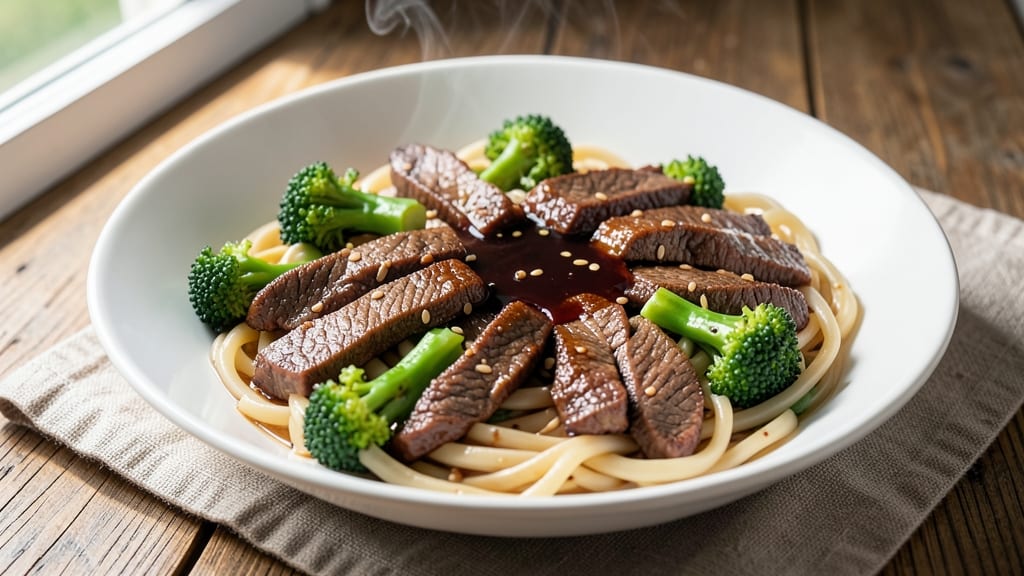 Beef and Broccoli Udon Stir Fry Recipe: Wok-Seared Umami with Silky Noodles