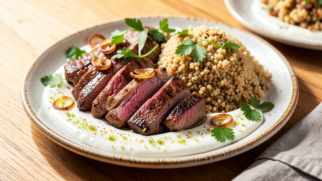 Beef and Bulgur Recipe: Savory Middle Eastern Bowl With Toasted Crunch