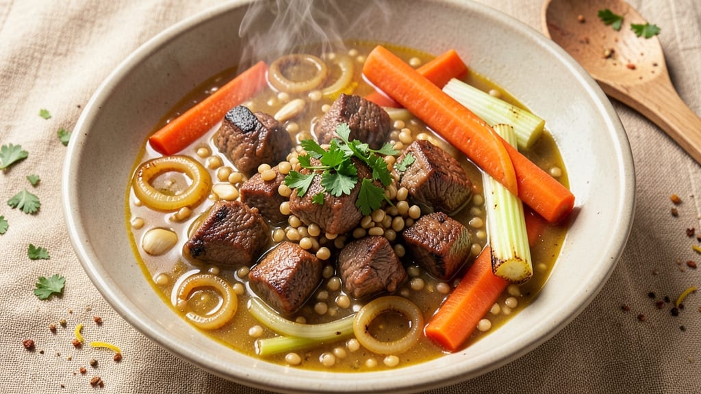 Beef Barley Soup Pressure Cooker Recipe: Rich Umami Depth in 30 Minutes