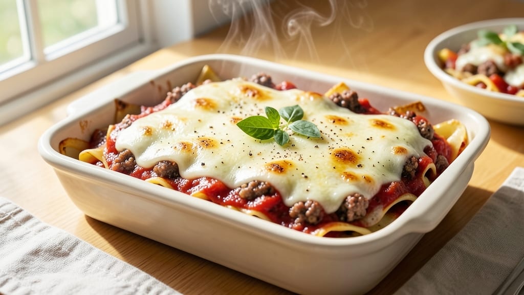 All-Beef Lasagna Recipe: Layered Richness With Crispy Top