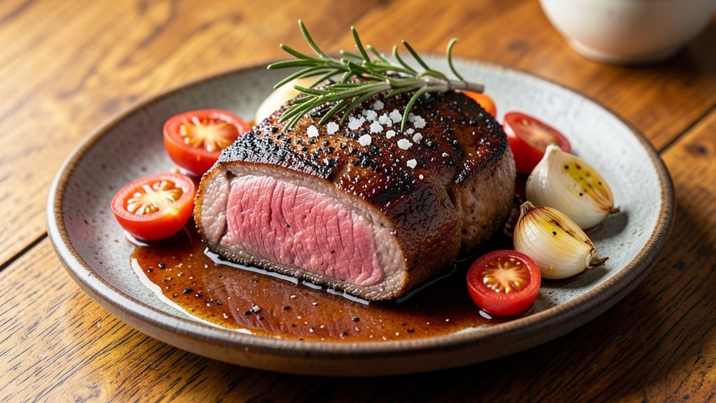 Angus Beef Ribeye Roast Recipe: Reverse-Sear Secret for Juicy Cores and Caramelized Crusts