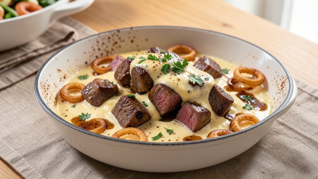 Beef and Velveeta Recipe: Creamy Cheese Fondue Meets Hearty Beef Bites