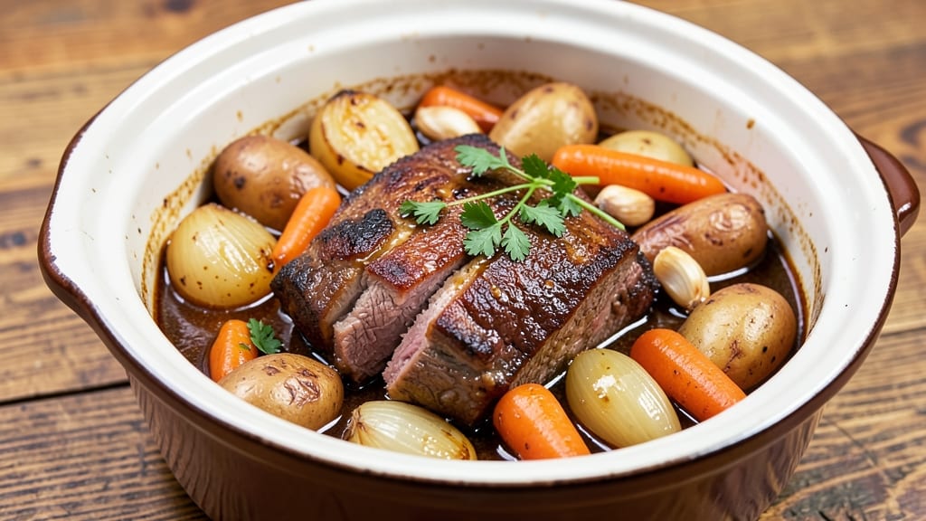 Beef and Veggie Slow Cooker Recipe: Set-It-and-Forget Hearty Meal