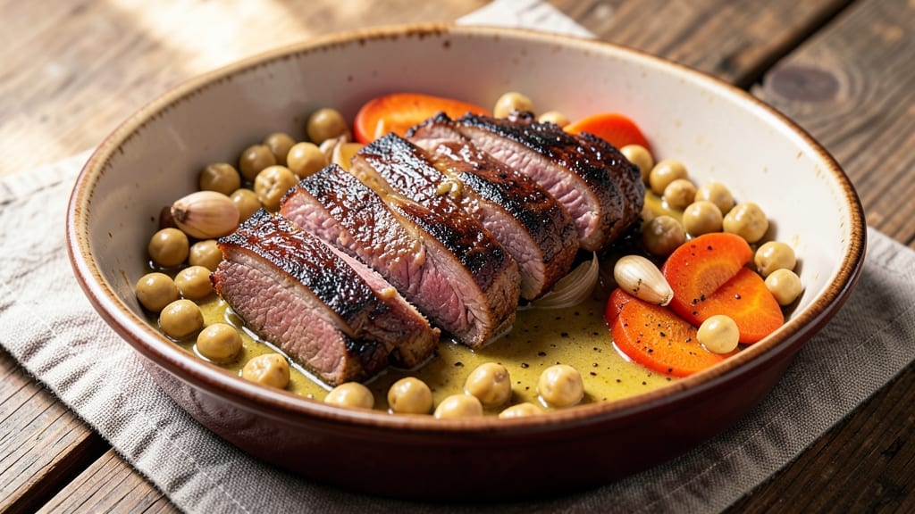 Beef and Chickpea Recipe: Spiced Stew With Tender Meat and Silky Legumes