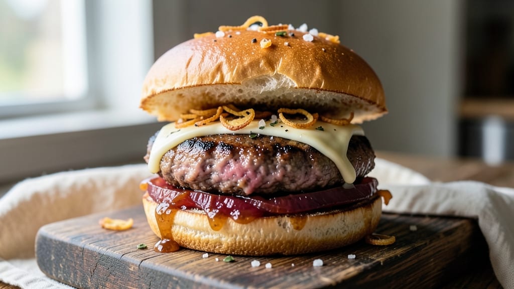 BBQ Beef Burgers Recipe Jamie Oliver: Char-Grilled Crust With Juicy Centers
