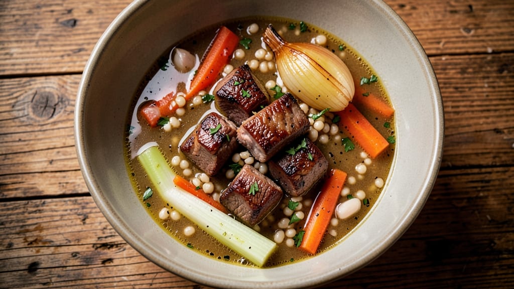 Beef Barley Soup Recipe Ingredients: Hearty Winter Stew With Nutty Depth
