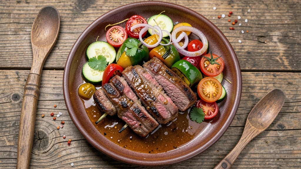 Beef and Vegetable Kabobs Recipe: Skewered Summer Grill Masterpiece