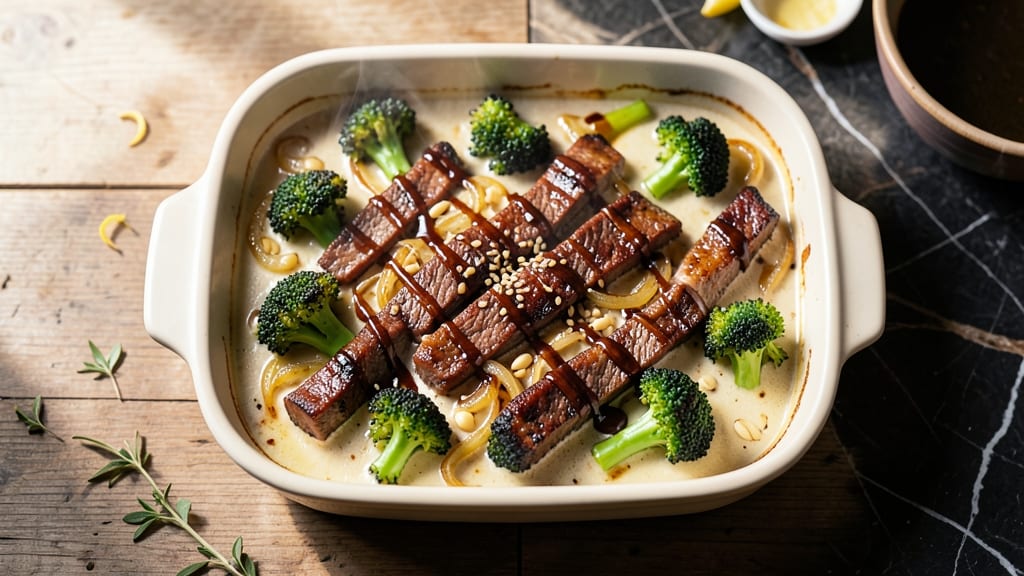 Beef and Broccoli Casserole Recipe: Cheesy Crisp-Top Comfort in One Dish
