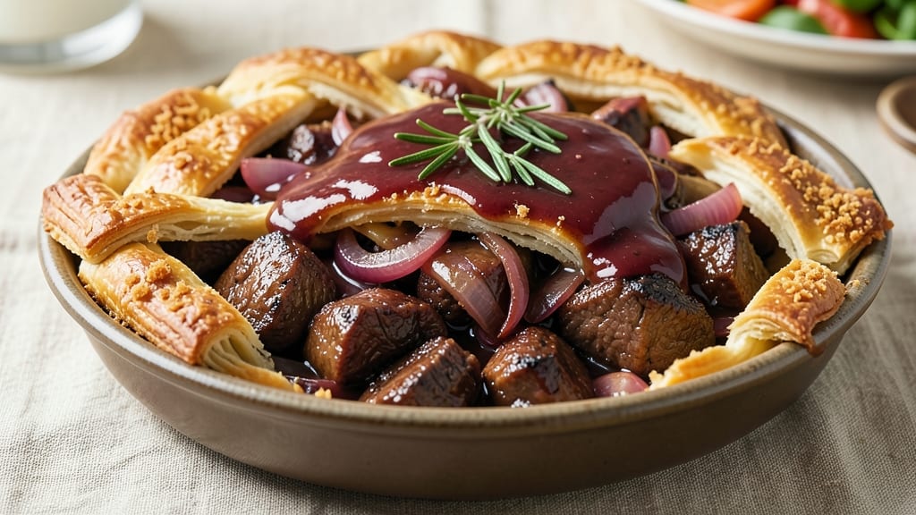 Beef and Guinness Pie Recipe Jamie Oliver: Savory Stout and Caramelized Onion Layers