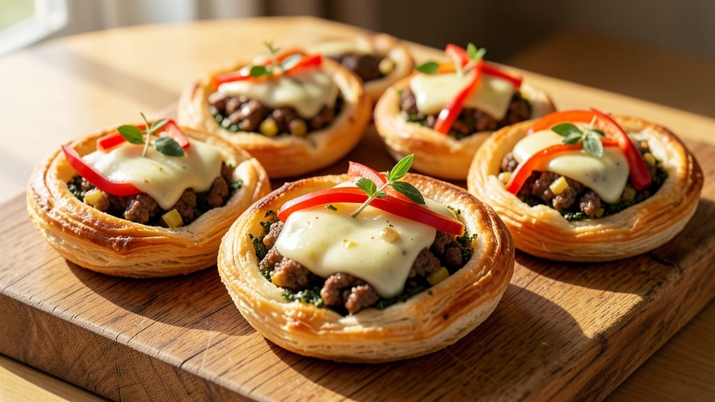 Beef and Cheese Pastelitos Recipe: Puff-Pastry Bites with Melty Edges
