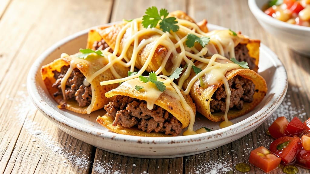 Air Fryer Beef Taquitos Recipe: Crispy Tortilla Shells With Cheese Pull-Apart Magic