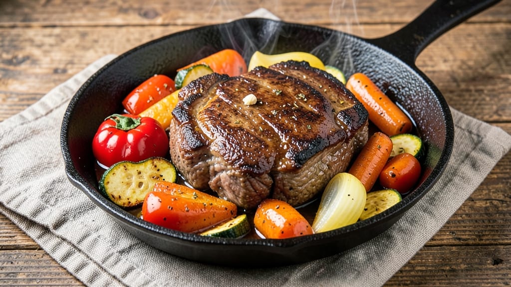 Beef and Mixed Vegetables Recipe: One-Pot Heartiness With Charred Edges