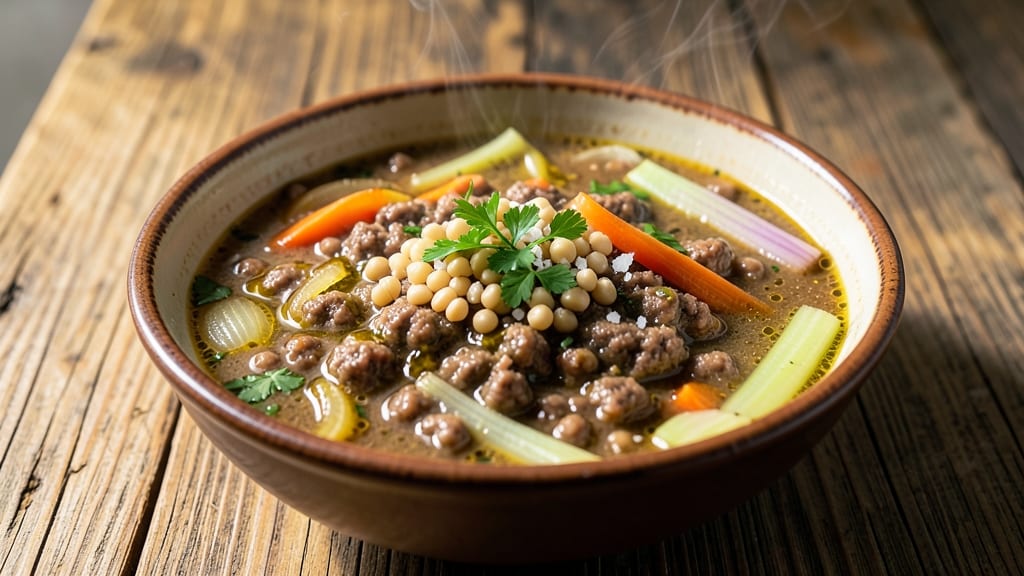 Beef Barley Soup Recipe With Hamburger: Hearty One-Pot Meal in Under an Hour